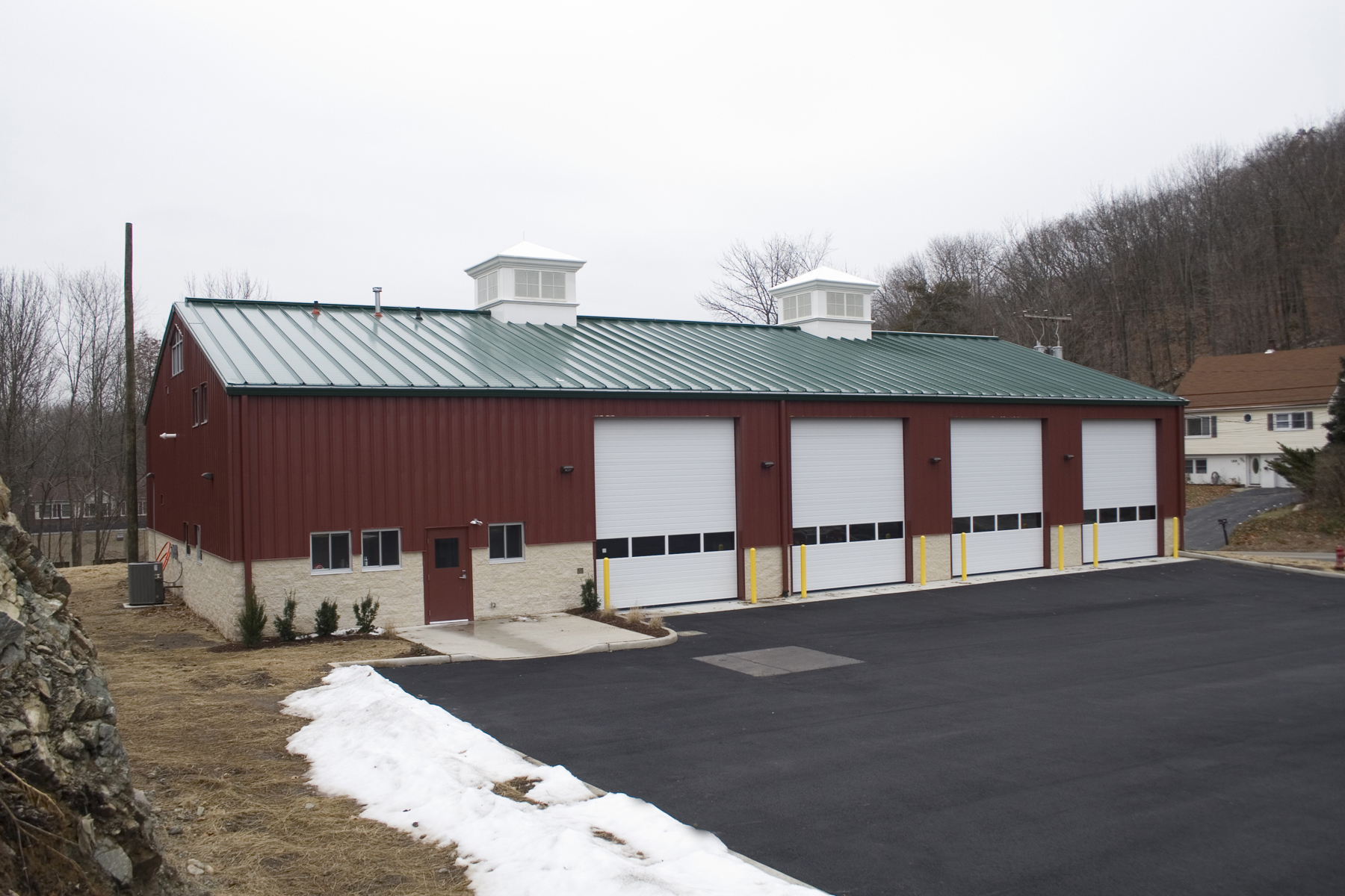 metal fire station metal fire station